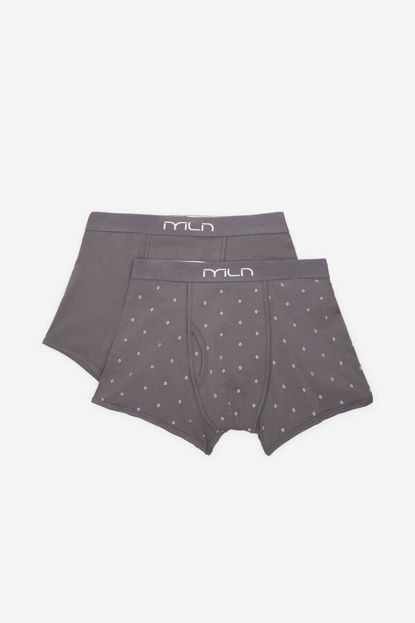 Milano Boxers Boston Cinzento oscuro