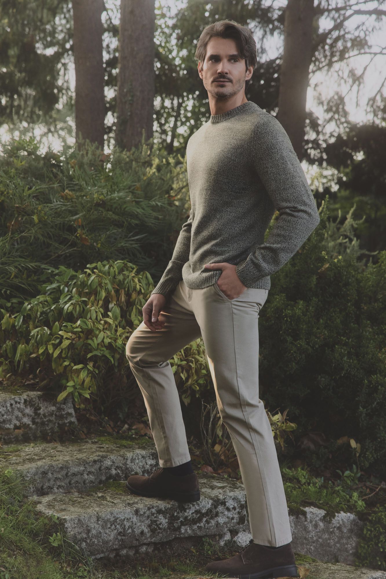 Milano Jersey cuello caja