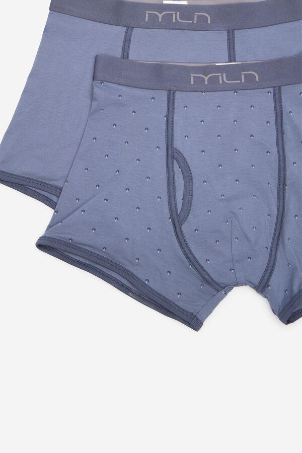 Milano Boxers Oxford Azul