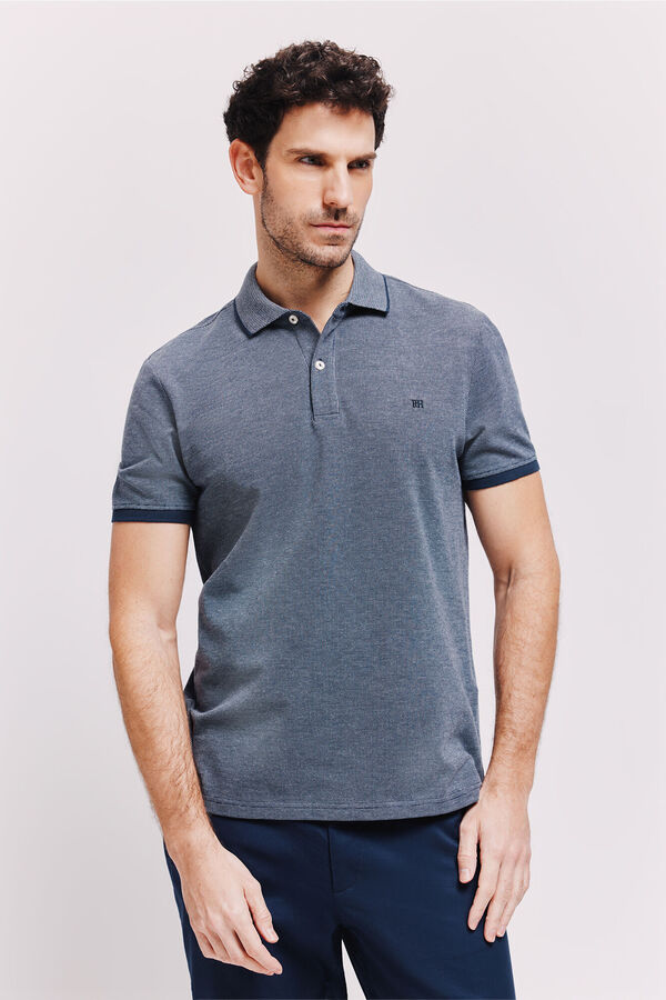 Pedro del Hierro Polo manga corta Navy