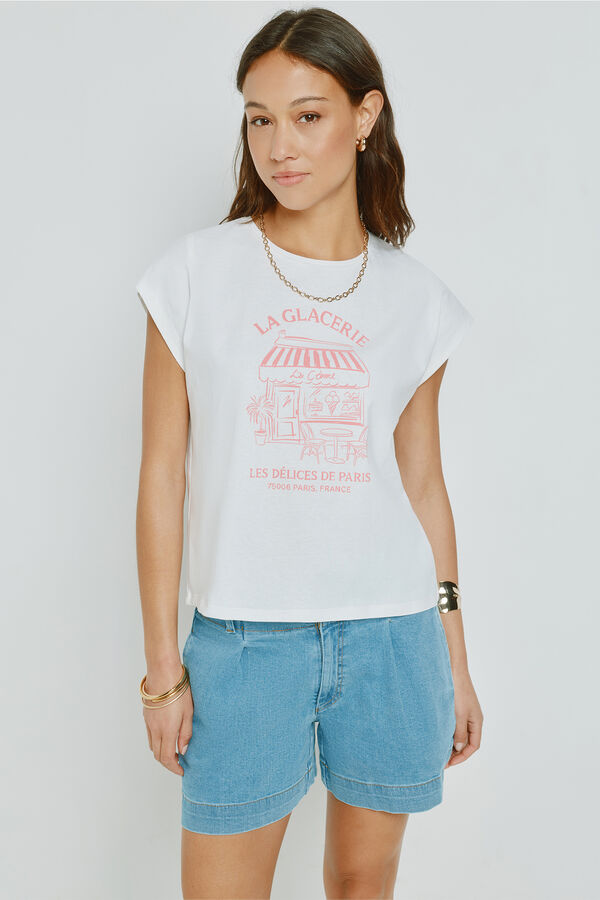 Milano Camiseta estampada manga corta Blanco