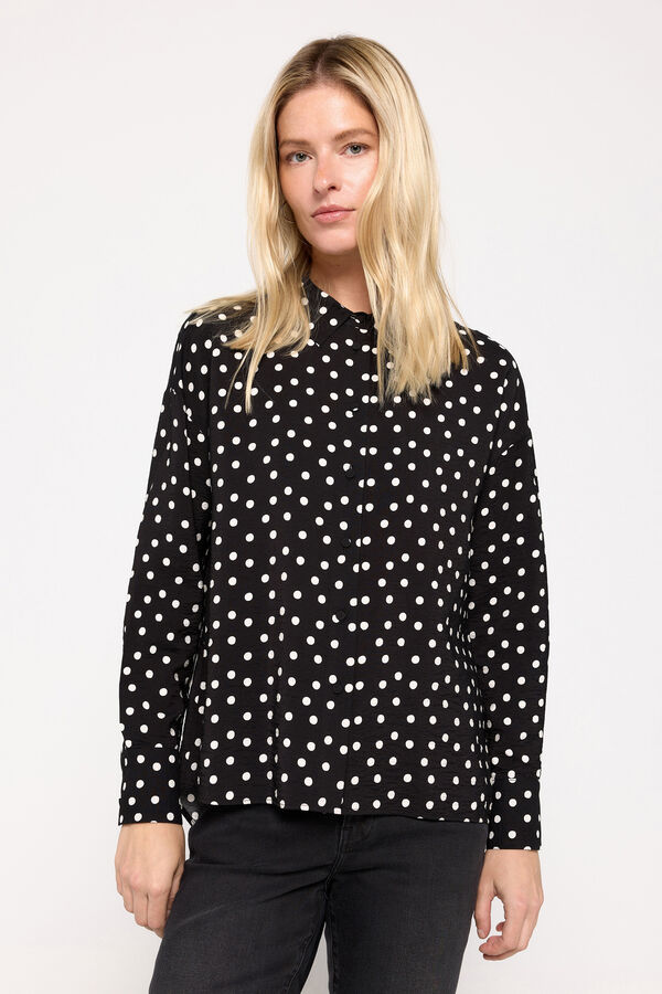 Milano Camisa fluida Preto