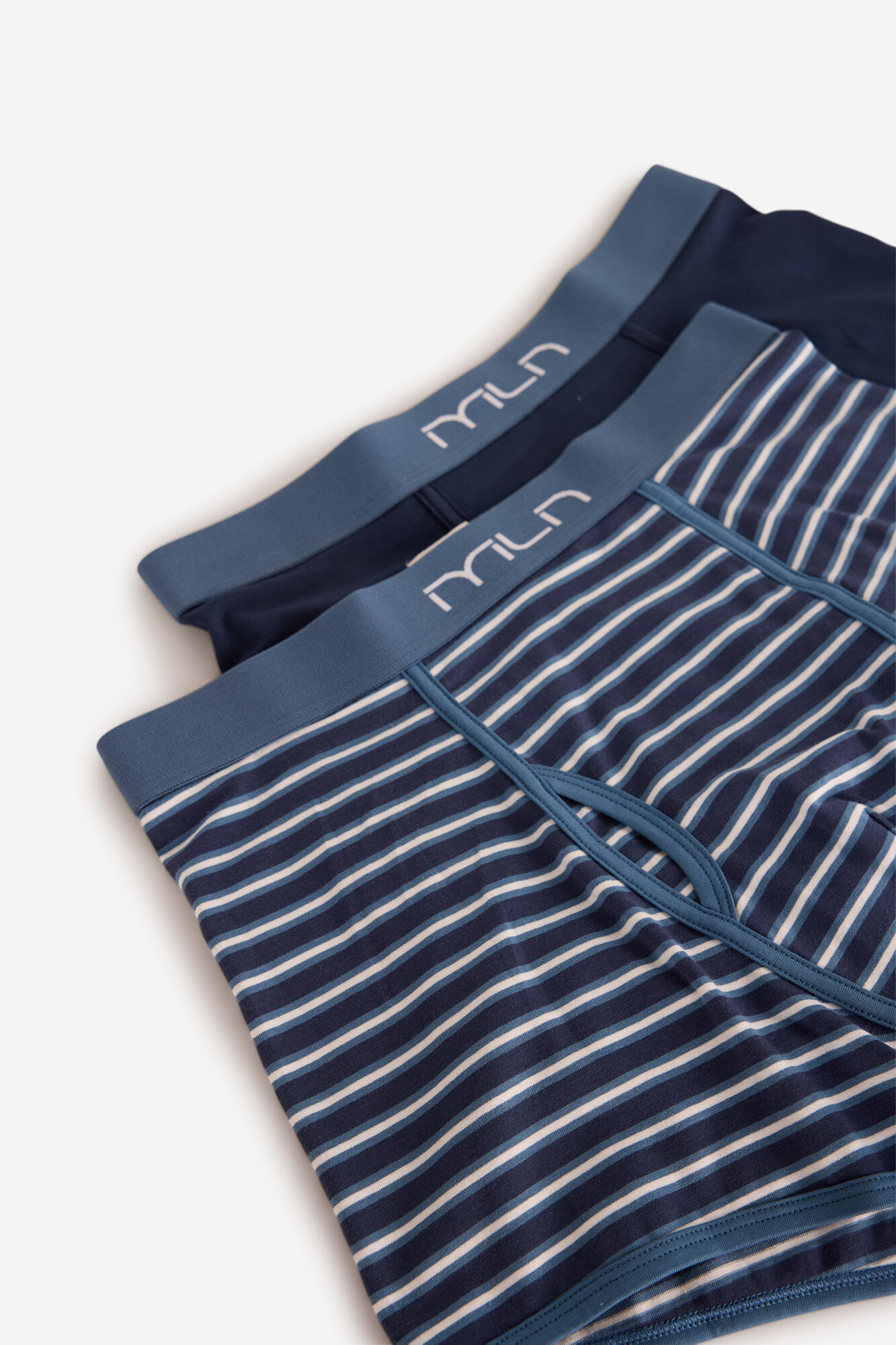 Milano Boxer listrado azul