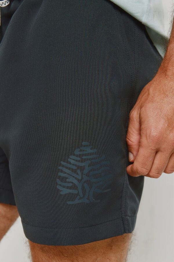 Springfield Fato de banho liso Marinho