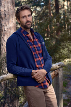 Fifty Outlet Camisa Twill Cuadros navy mix