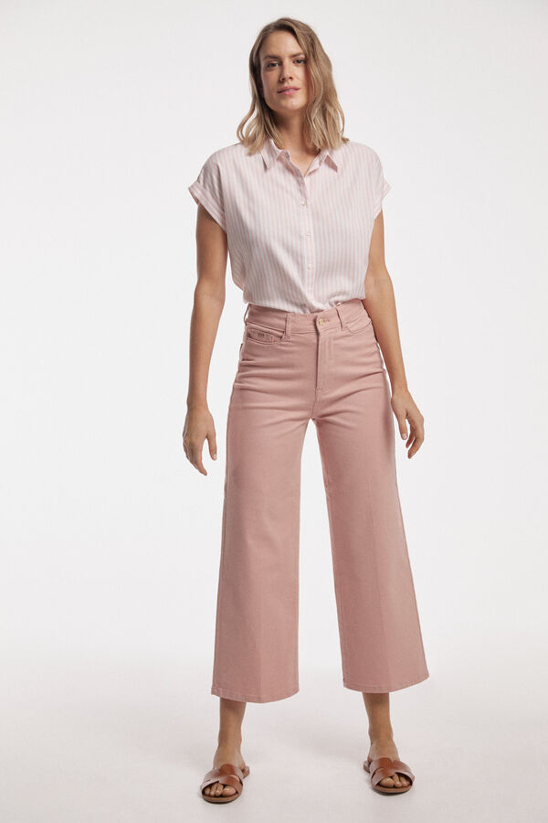 Fifty Outlet Pantalón culotte Marfil