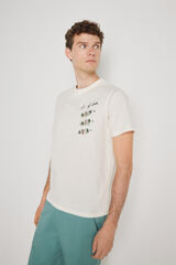 Milano T-shirt de manga curta Bege