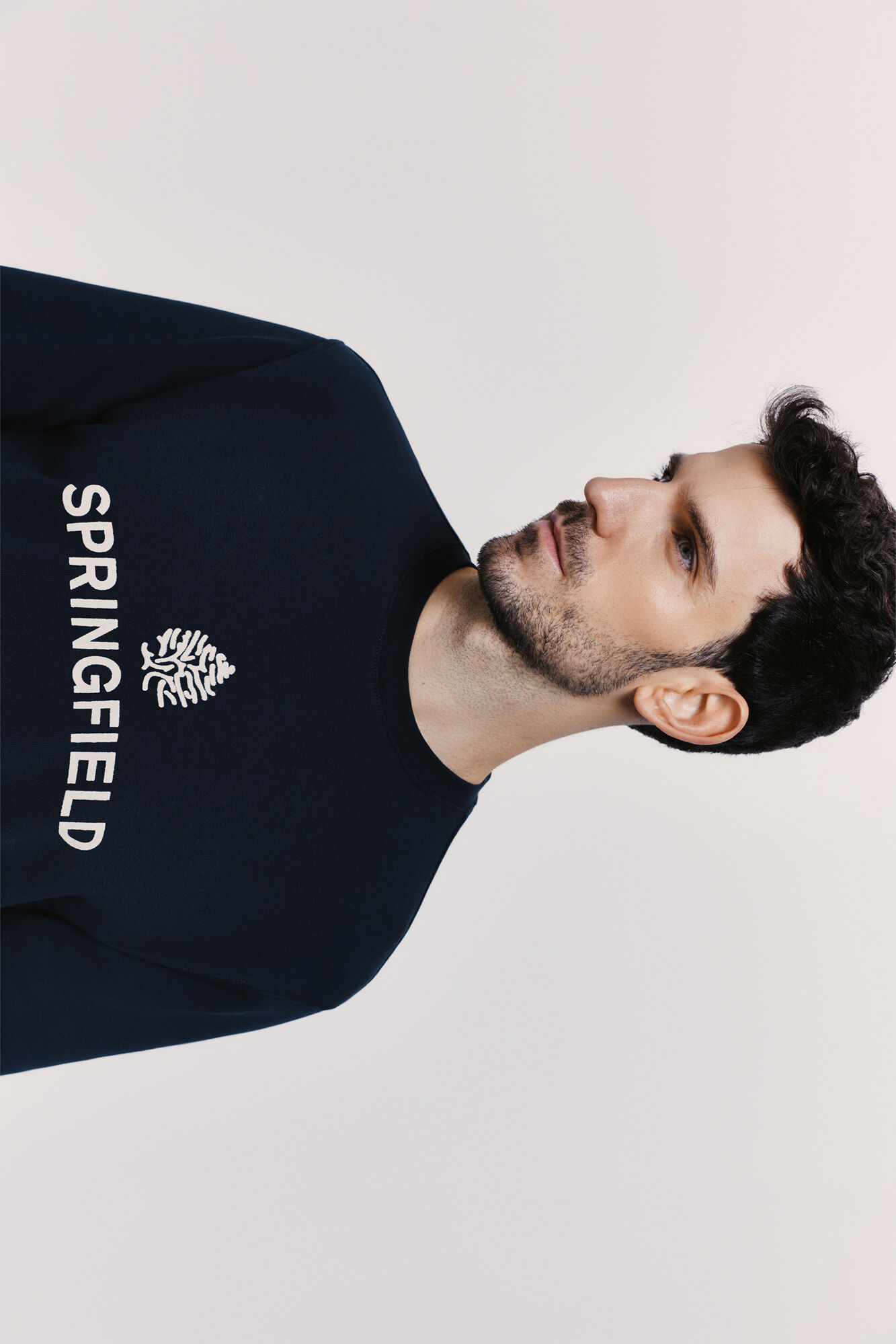 Springfield Sudadera cuello redondo con logo