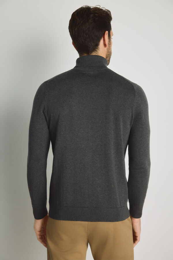 Milano Jersey cuello cisne Gris