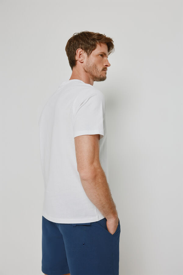 Milano T-shirt de manga curta Branco