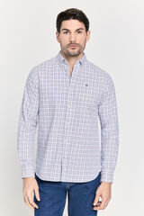 Pedro del Hierro Camisa cuadros relaxed fit Azul