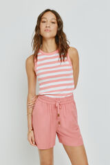 Milano Top nadador de rayas Coral