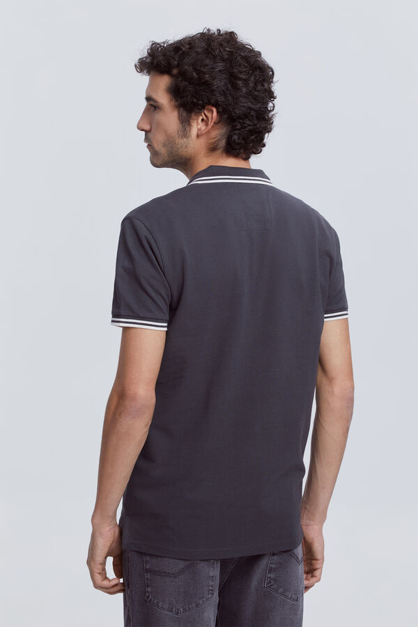 Milano Polo Dicas Mil&atilde;o Cinzento oscuro