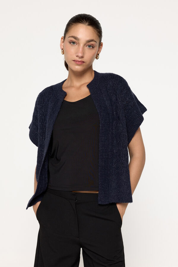 Milano Malha de manga curta Marinho