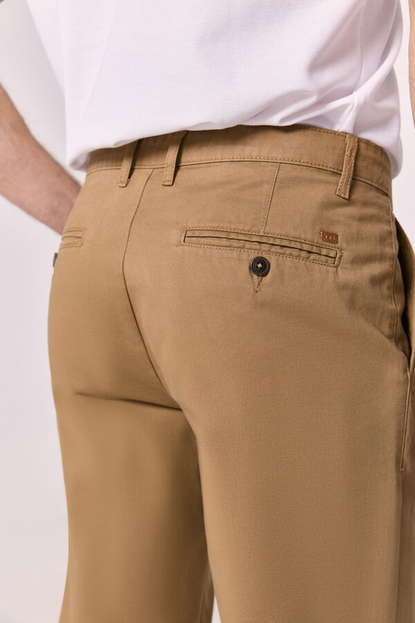 Milano Pantalón chino regular fit Marrón