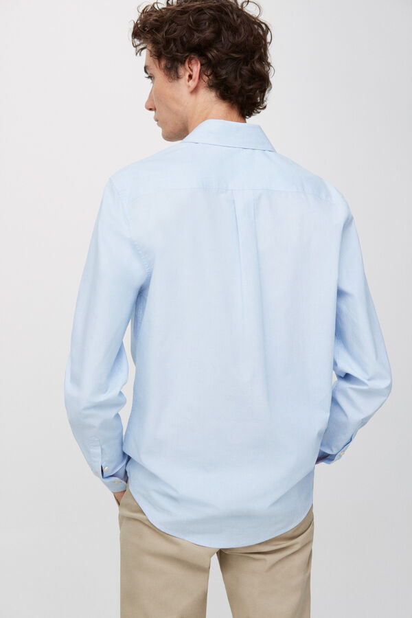 Fifty Outlet Camisa Polo Riscas Estampado azul