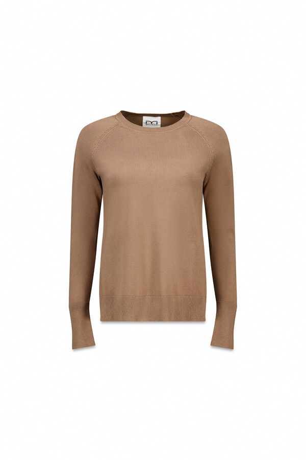 Milano Camisola gola redonda Castanho