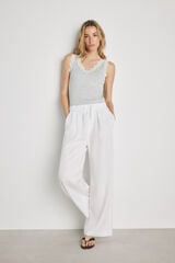 Milano Cal&ccedil;a jeans leve Branco