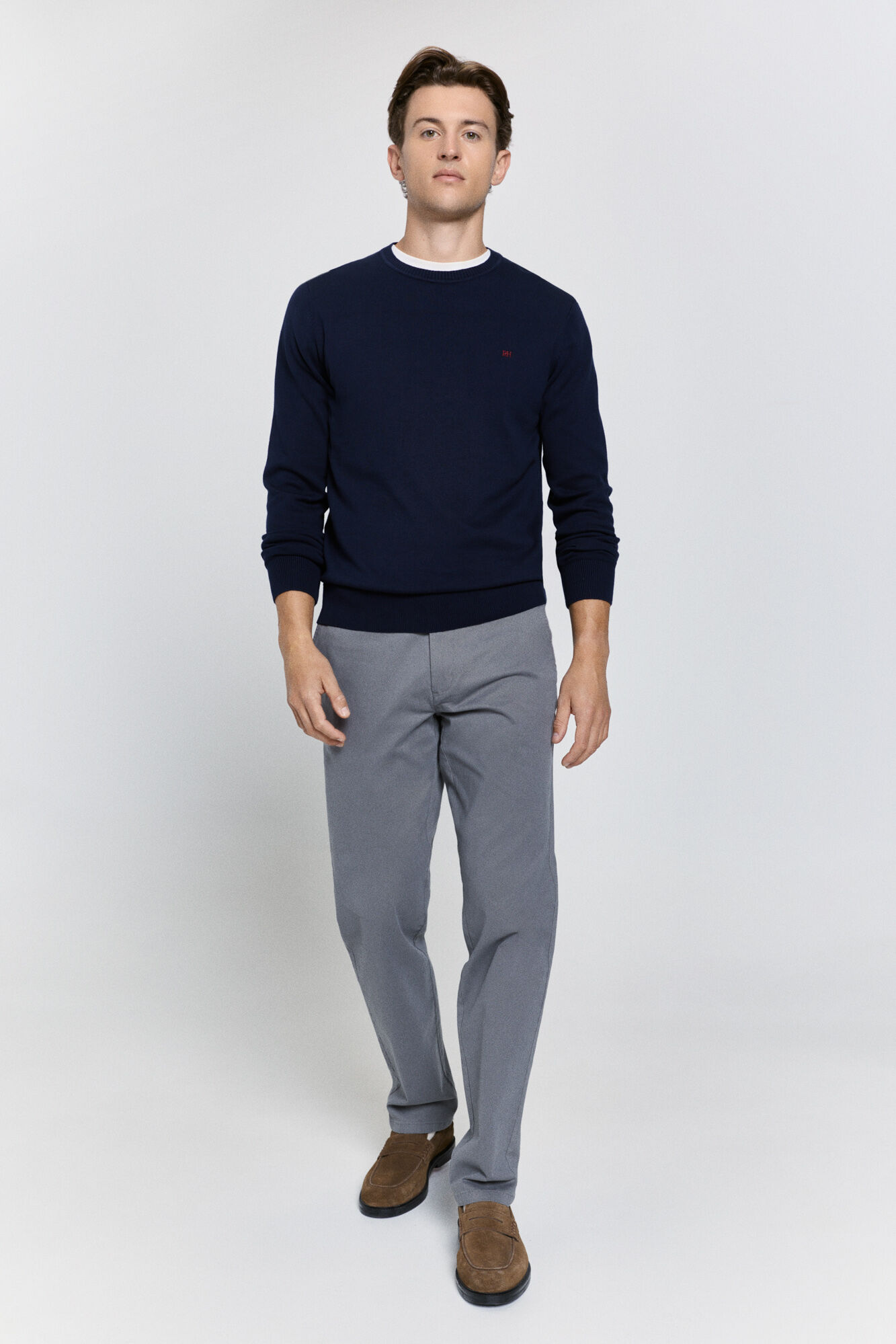 Pedro del Hierro Jersey b&aacute;sico cuello caja