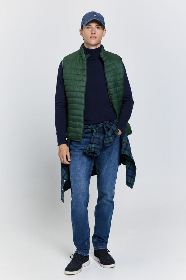 Milano Colete acolchoado reversível Verde