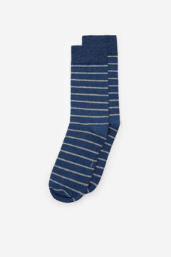 Fifty Outlet Calcetines Jacquard Algodón Azul