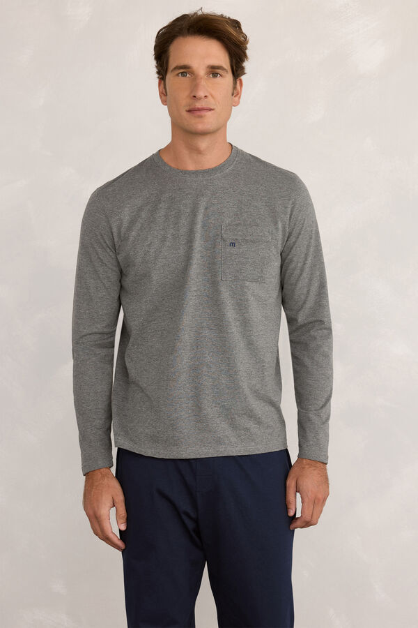 Milano Rotina do Pijama Cinza medio