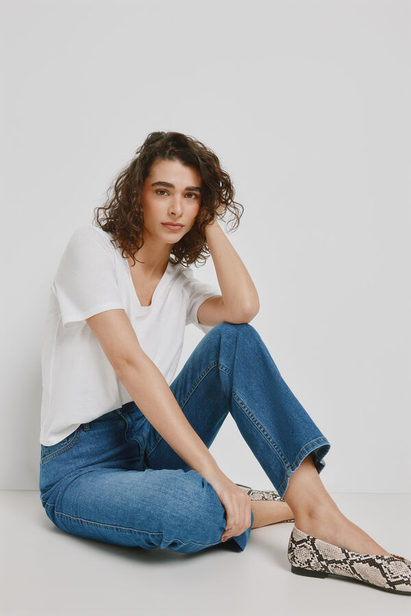 Milano T-shirt de manga curta Branco