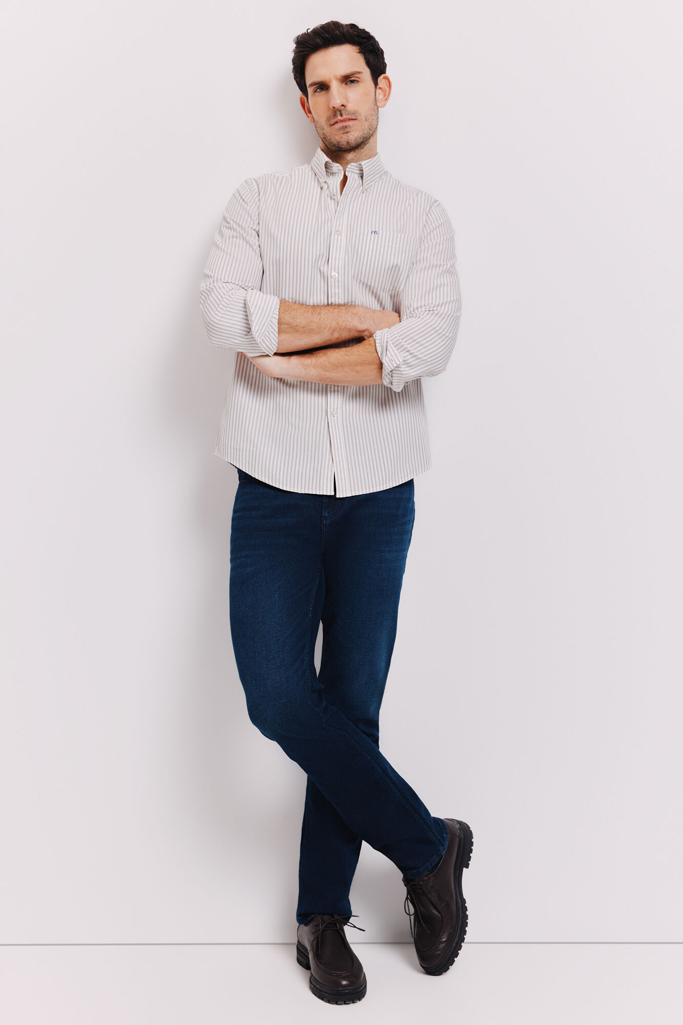 Milano Camisa rayas manga larga