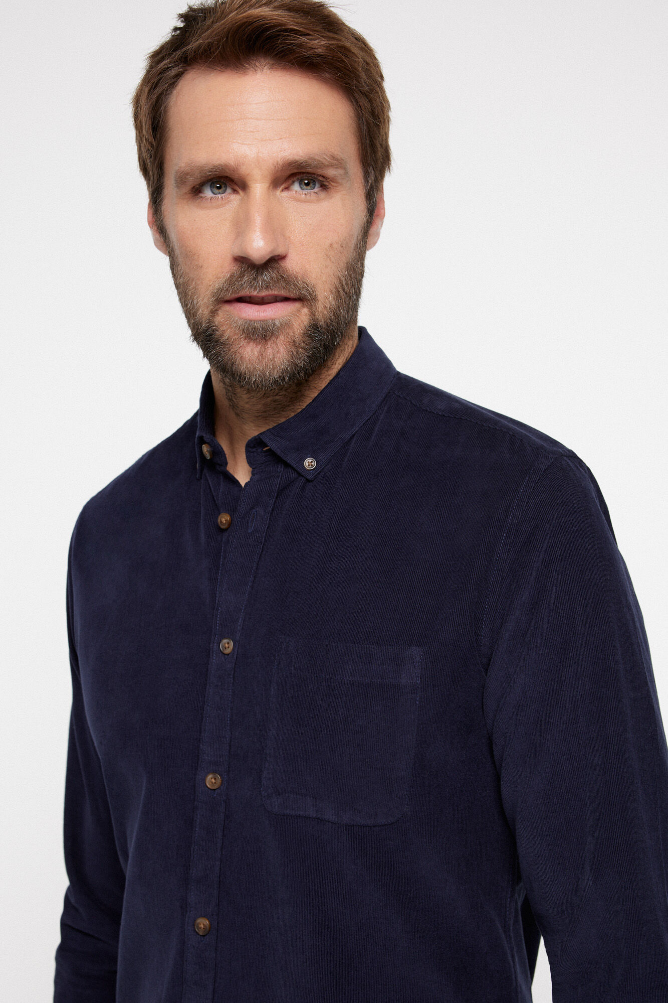 Milano Camisa Microbombazina Lisa