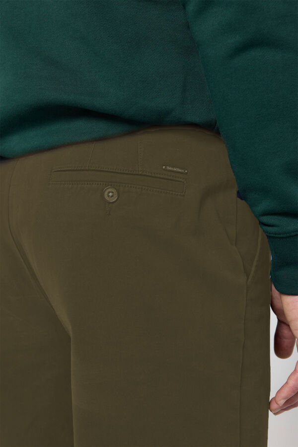 Pedro del Hierro Chino Regular Liso Pedro del Hierro Marr&oacute;n