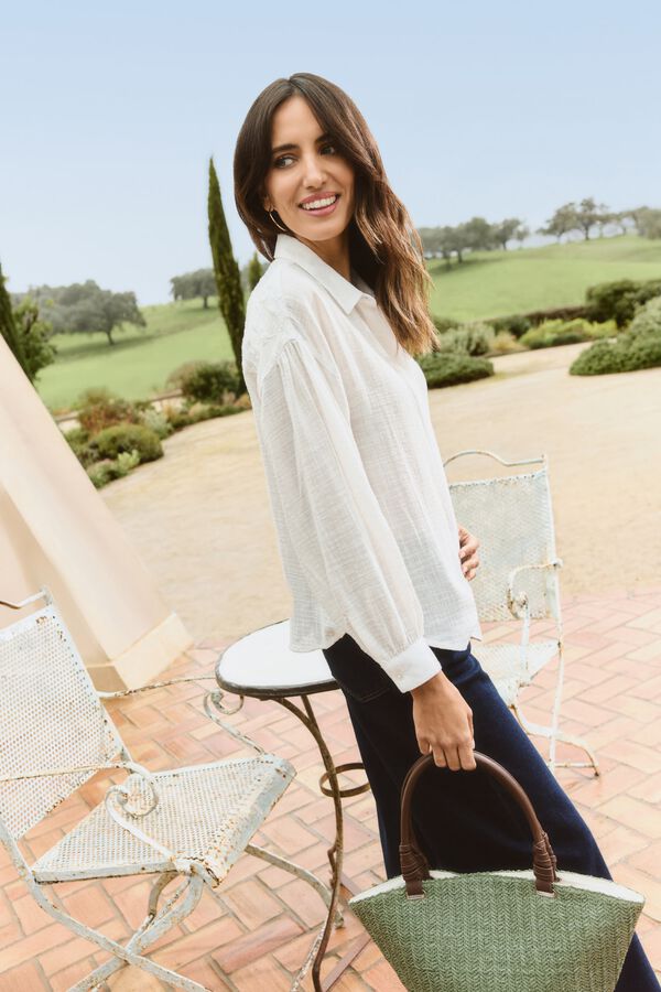 Milano Blusa bordada Marfil