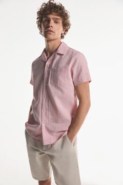 Fifty Outlet Camisa solapa Corta Granate