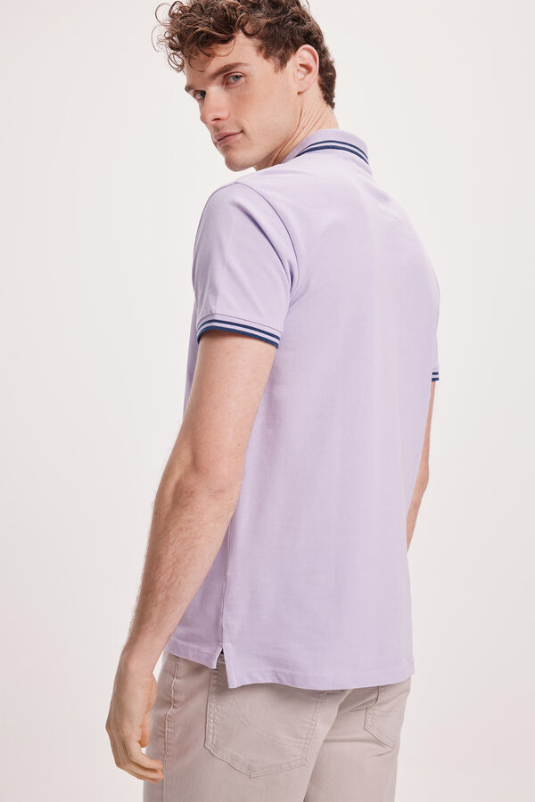 Milano Polo Tips P&uacute;rpura