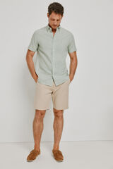 Pedro del Hierro Bermuda lisa Beige