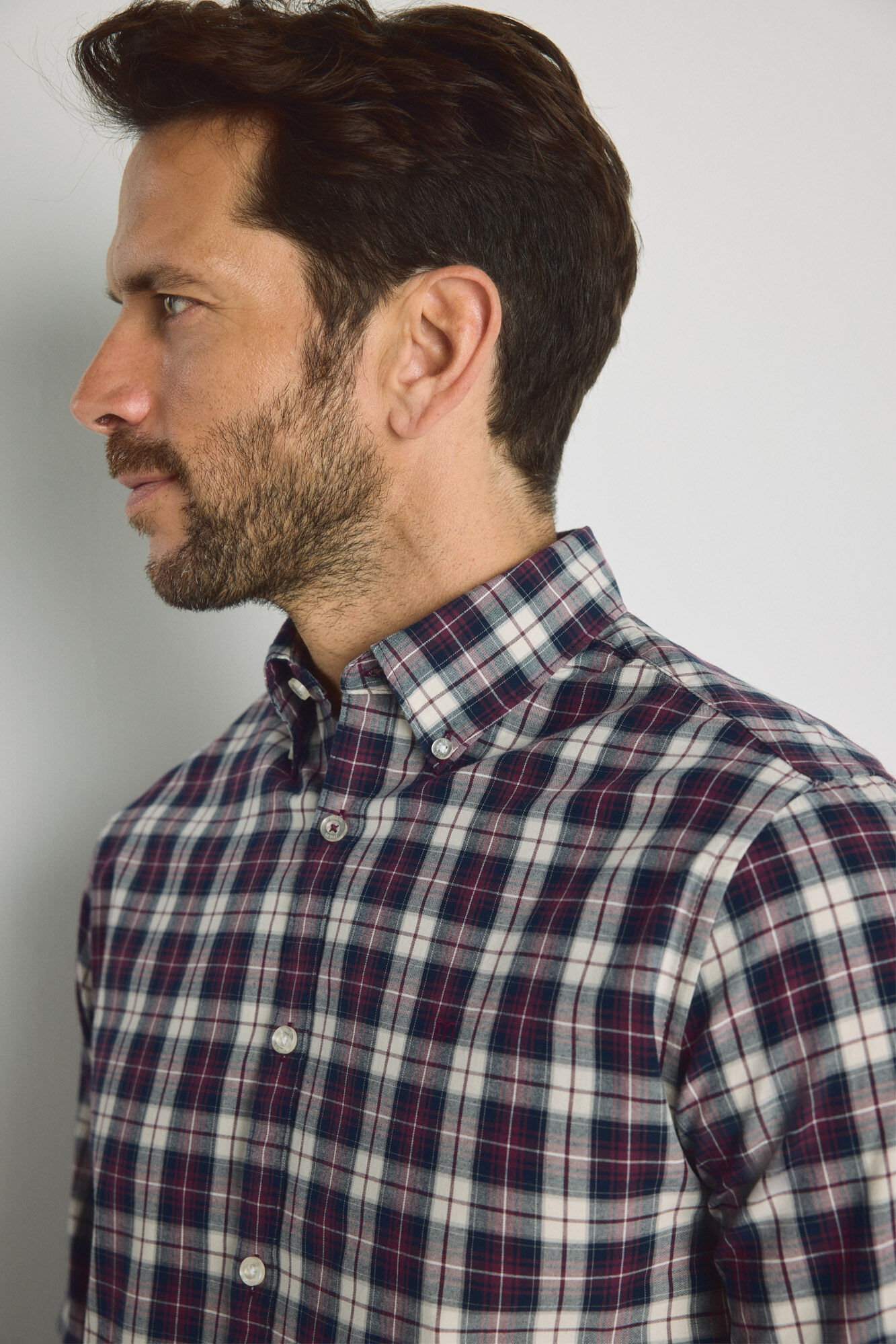 Milano Camisa cuadros manga larga