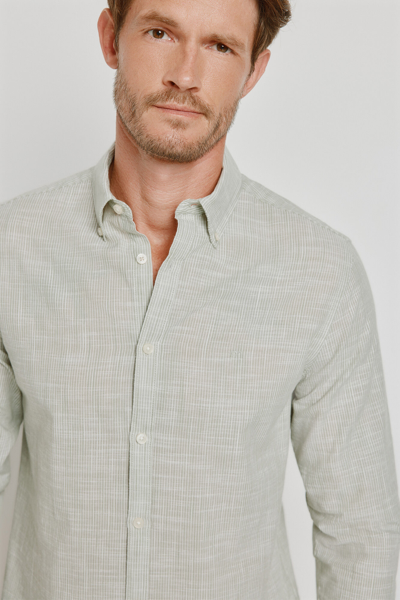 Milano Camisa rayas manga larga