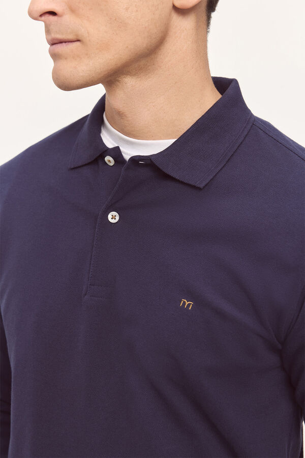 Milano Polo Manga Larga Navy