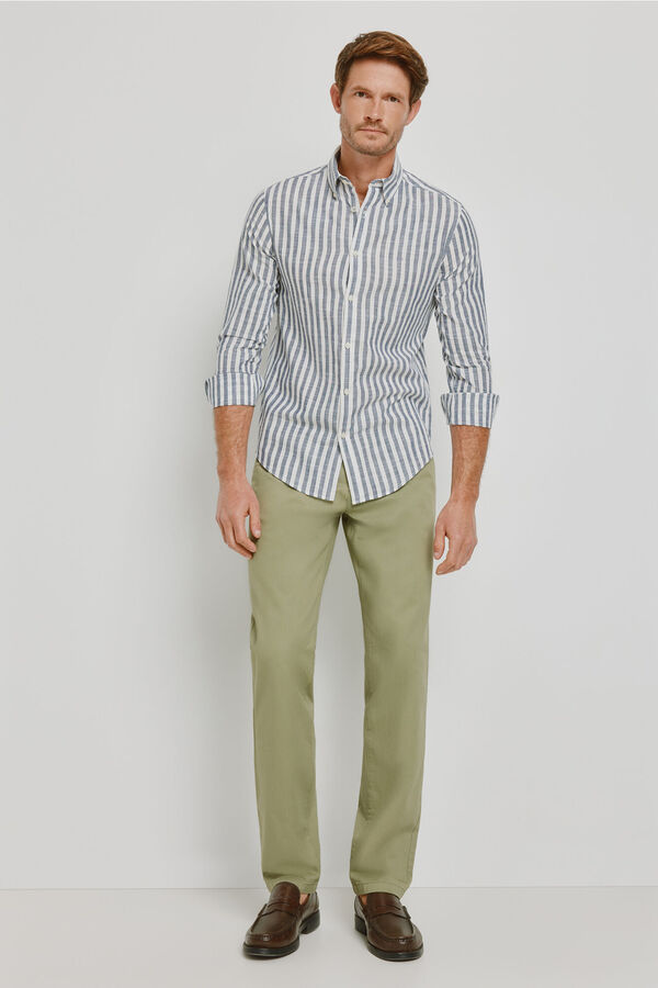 Milano Cal&ccedil;as chino regular fit C&aacute;qui