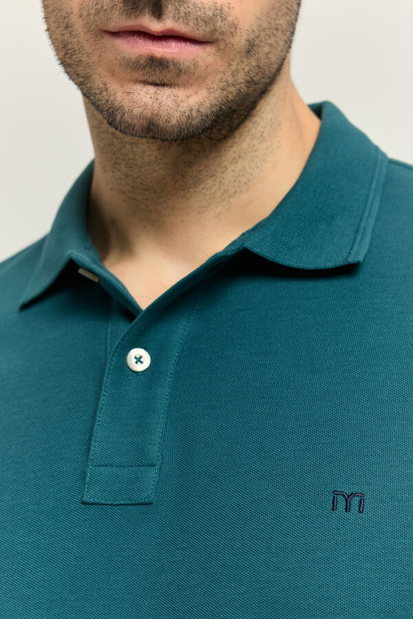 Milano Polo manga larga Azul