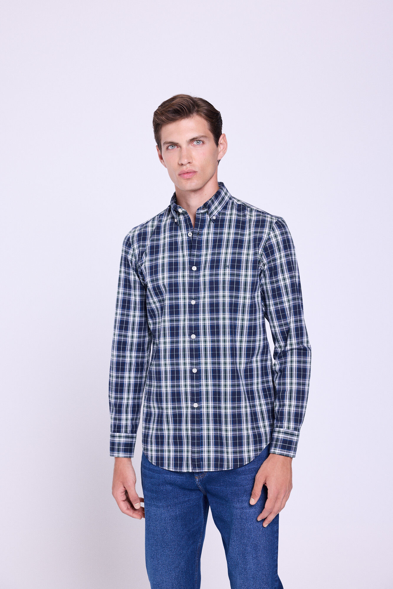 Milano Camisa Cuadros Relaxed Fit