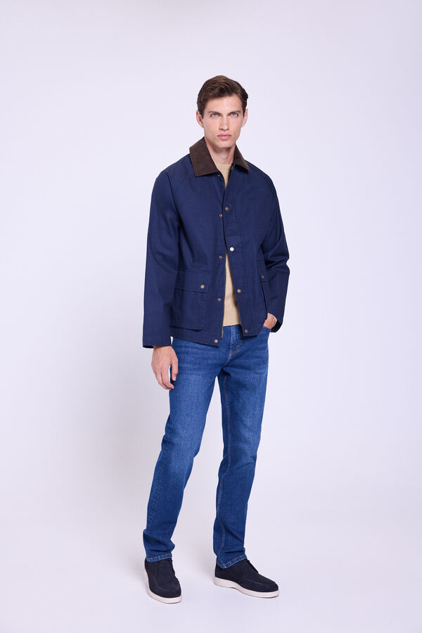Milano Chaqueta Barbour Bolsillos Navy