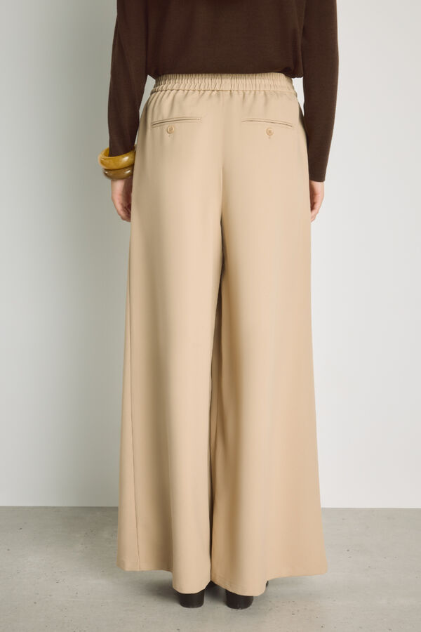 Milano Pantal&oacute;n ancho Beige