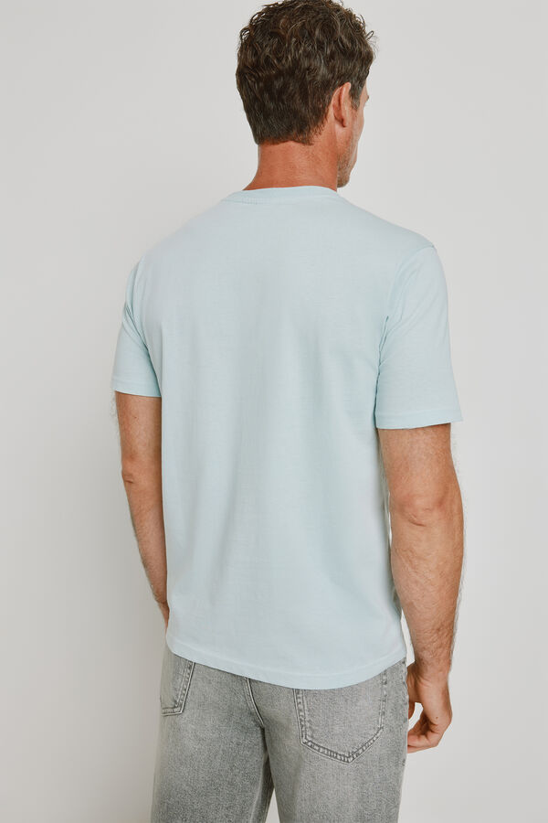 Springfield T-shirt gr&aacute;fica Springfield Estampado azul