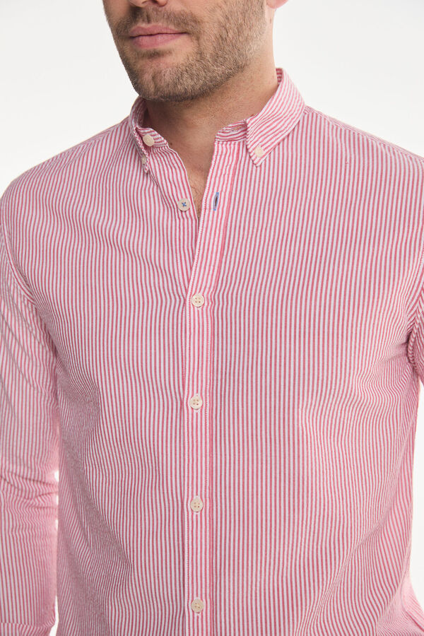 Fifty Outlet Camisa Pinpoint Lisa Granate