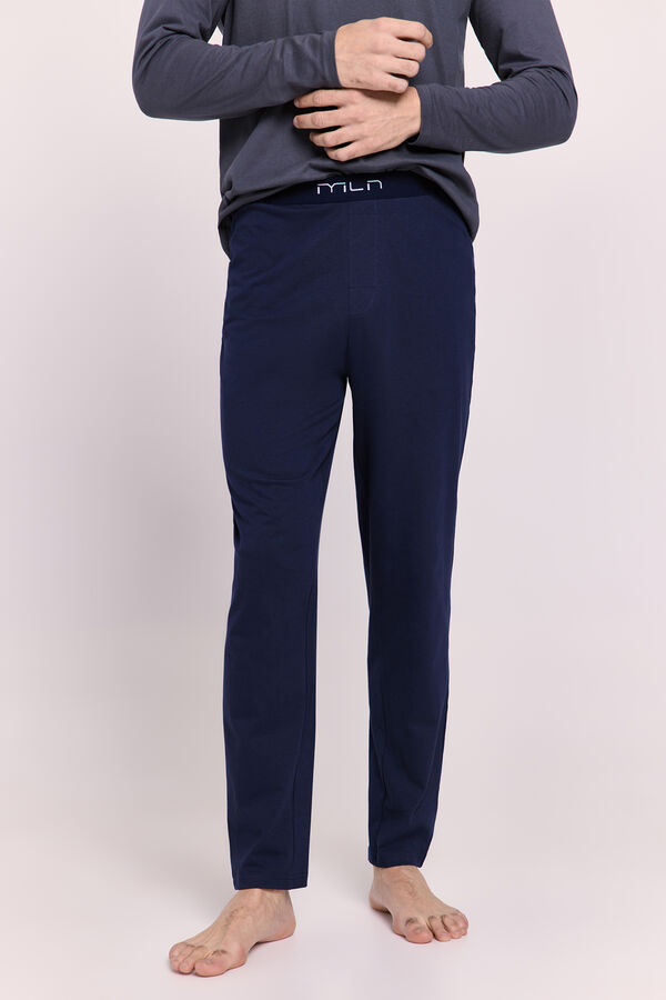 Milano Pijama Big Logo Gris Oscuro