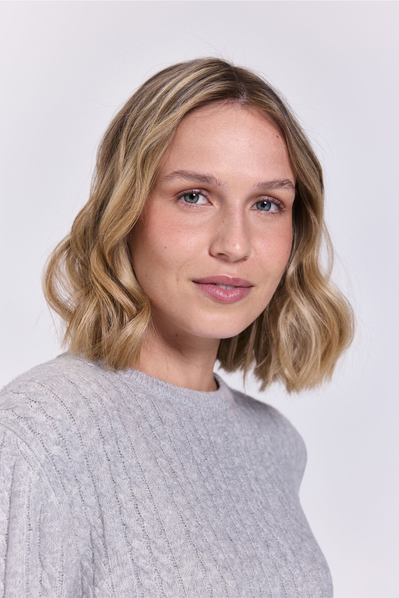 Milano Jersey estructura trenzas cuello caja