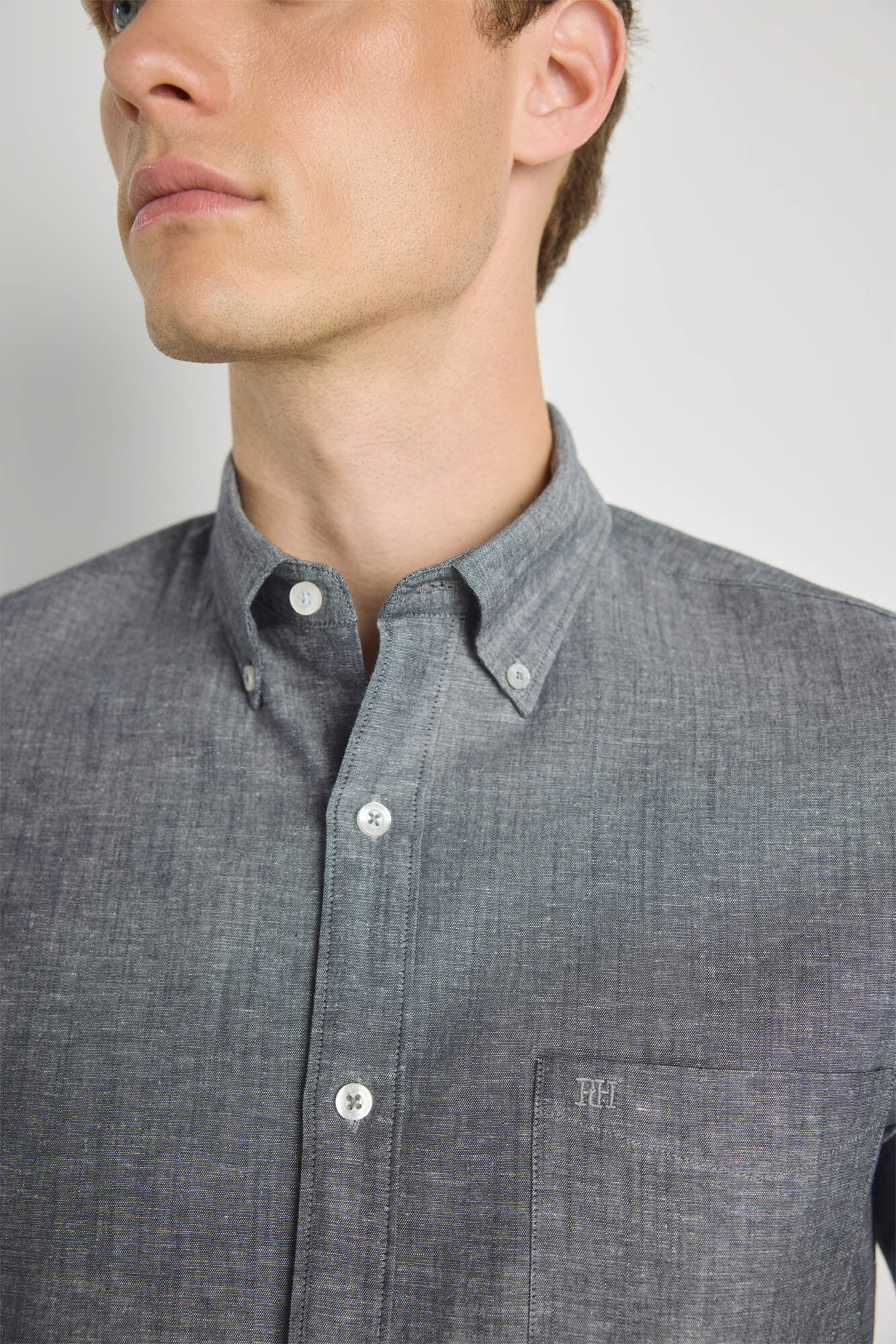 Pedro del Hierro Camisa lisa manga corta