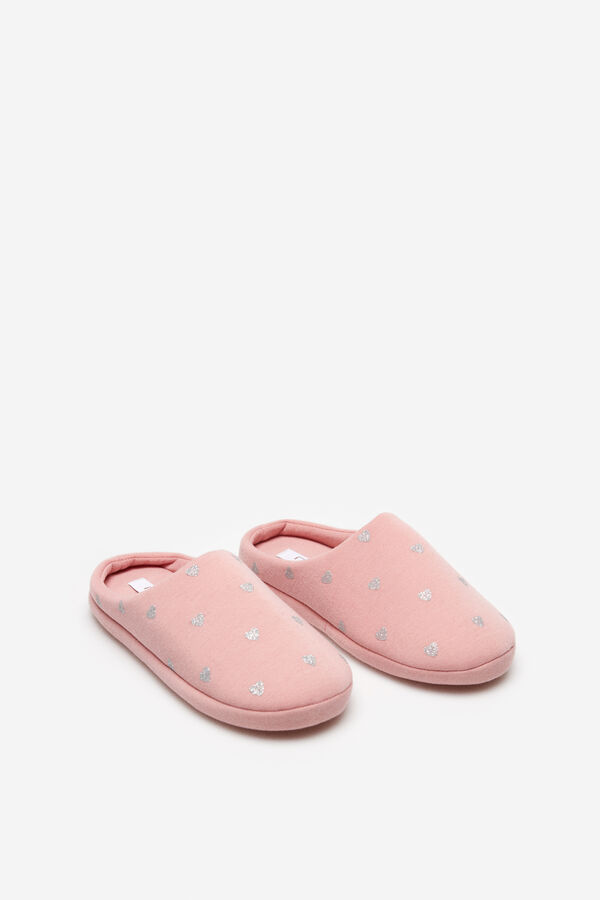 Fifty Outlet Slipper corazones Rosa