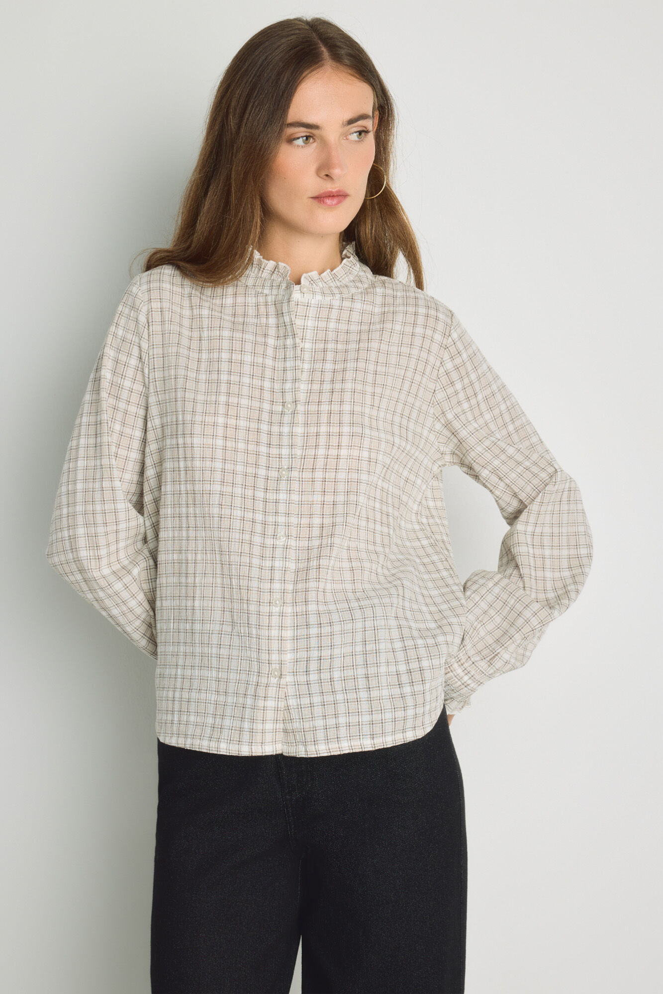Milano Camisa gola mao