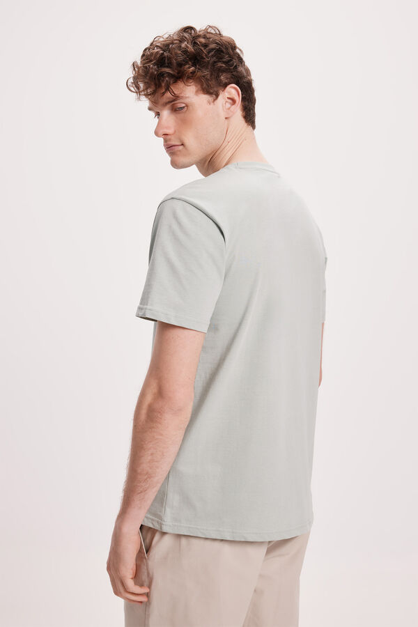 Milano Camiseta Estampada Kaki Claro